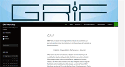 Desktop Screenshot of grif-workshop.fr